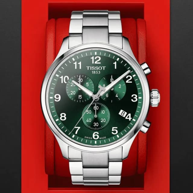 【TISSOT 天梭 官方授權】CHRONO XL 韻馳系列 三眼計時腕錶 父親節 禮物 送禮 推薦(T1166171109200)