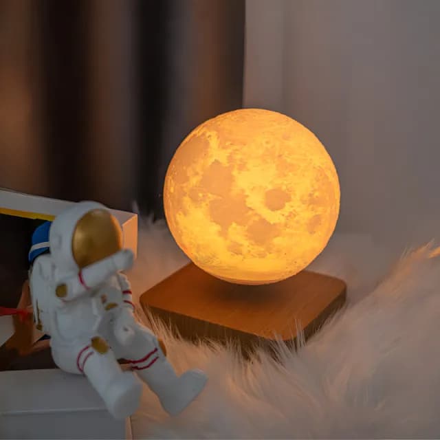 【上手家居】磁懸浮月球燈(氣氛燈/小夜燈/月亮燈/懸浮燈/月球夜燈/漂浮月球/漂浮小夜燈/交換禮物)