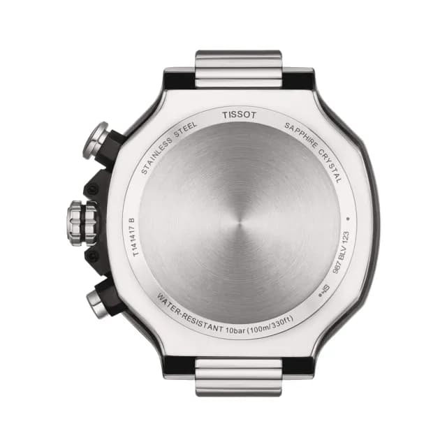 【TISSOT 天梭 官方授權】T-RACE 競速系列 髮絲紋 計時腕錶 父親節 禮物 送禮 推薦(T1414171105101)