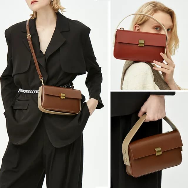 【KT DADA】雙11 真皮包包 復古包包 小眾包包 側背包 手提包 歐美包包 韓國包包 生日禮物 包包