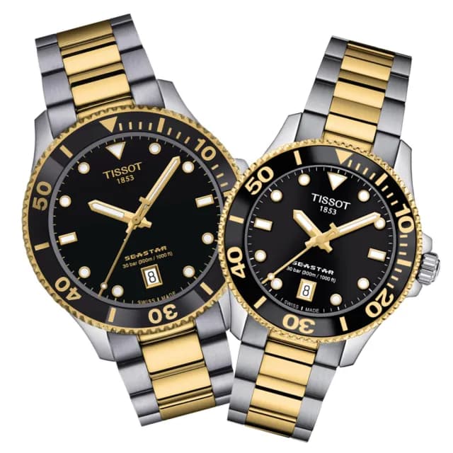 【TISSOT 天梭 官方授權】SEASTAR海星 潛水對錶 畢業禮物 送禮 推薦(T1204102205100/T1202102205100)
