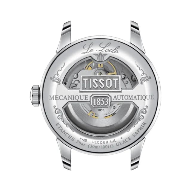 【TISSOT 天梭 官方授權】LE LOCLE 力洛克系列 羅馬字 機械腕錶 父親節 禮物 送禮 推薦(T0064071103303)
