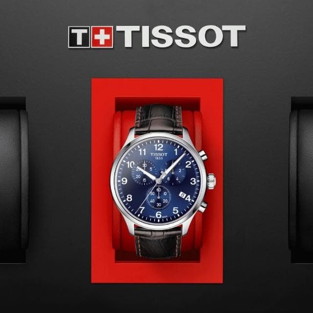 【TISSOT 天梭 官方授權】SUPERSPORT CHRONO 三眼計時腕錶 母親節 禮物 推薦(T1166171604700)