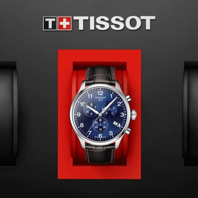 【TISSOT 天梭 官方授權】SUPERSPORT CHRONO 三眼計時腕錶 畢業禮物 送禮 推薦(T1166171604700)