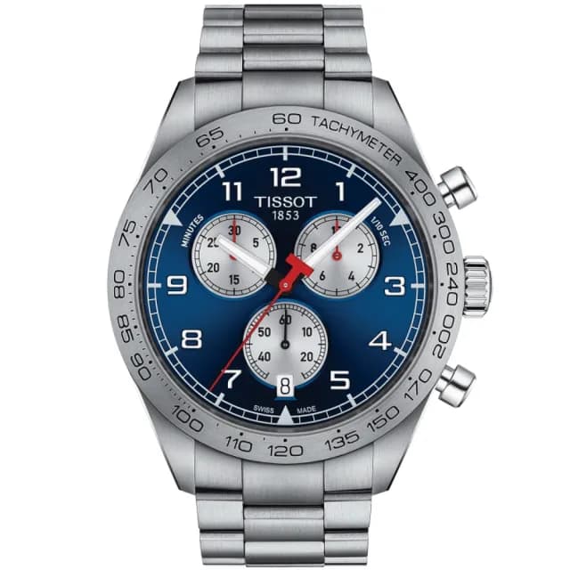 【TISSOT 天梭 官方授權】PRS516 CHRONOGRAPH 三眼計時腕錶 畢業禮物 送禮 推薦(T1316171104200)