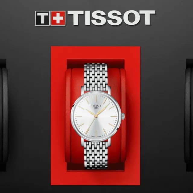 【TISSOT 天梭 官方授權】EVERYTIME LADY 經典優雅 時尚腕錶 畢業禮物 送禮 推薦(T1432101101101)
