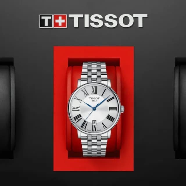【TISSOT 天梭 官方授權】CARSON系列 簡約時尚腕錶 畢業禮物 送禮 推薦(T1224101103300)