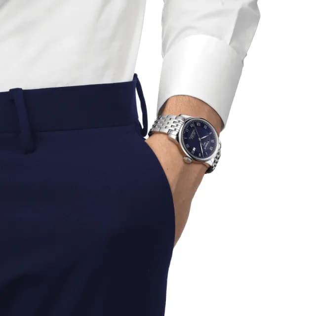 【TISSOT 天梭 官方授權】LE LOCLE 力洛克系列 機械腕錶 畢業禮物 送禮 推薦(T0064071104300)
