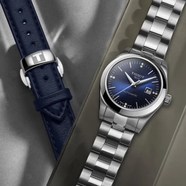 【TISSOT 天梭 官方授權】T-MY LADY系列 時尚真鑽 機械腕錶 父親節 禮物 送禮 推薦(T1320071104600)