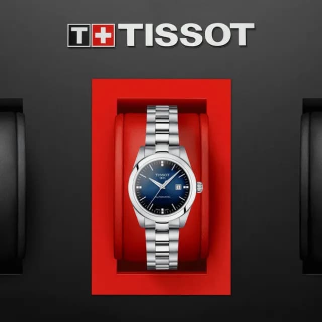 【TISSOT 天梭 官方授權】T-MY LADY系列 時尚真鑽 機械腕錶 父親節 禮物 送禮 推薦(T1320071104600)