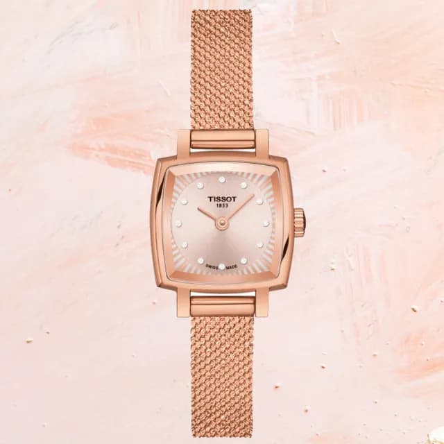 【TISSOT 天梭 官方授權】LADY LOVELY系列 米蘭帶時尚腕錶 畢業禮物 送禮 推薦(T0581093345600)