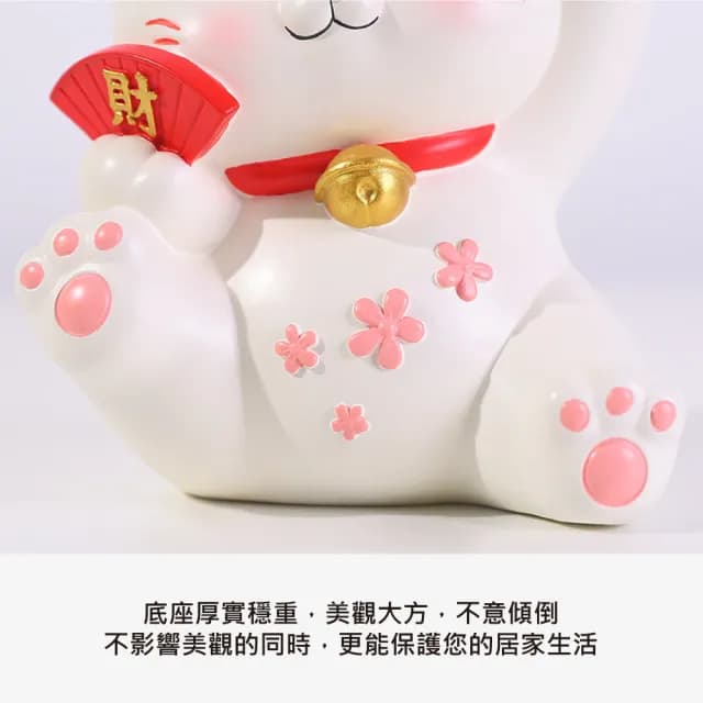 【賀惟生活用品】招財貓擺飾 招財貓 鑰匙盤 玄關擺飾 鑰匙收納(糖果盤 開幕送禮 開店送禮 招財 托盤擺件)