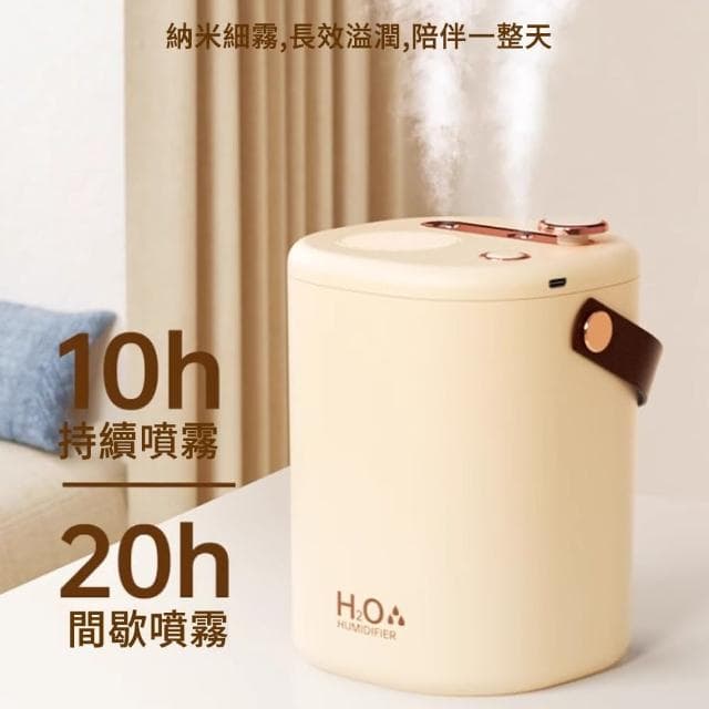 【MUAN】大容量桌面USB加濕器 靜音霧化水氧機 雙噴頭加濕器 空氣清淨機
