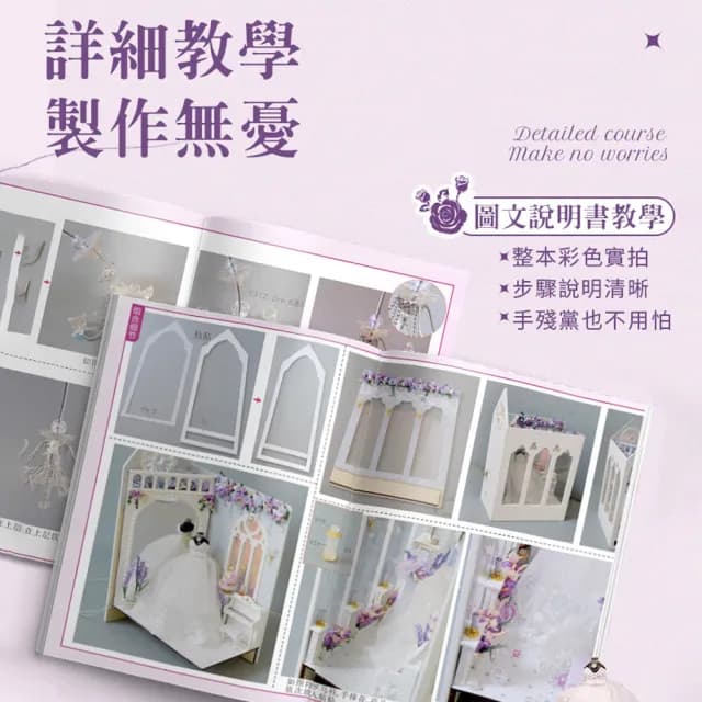 【半島良品】DIY手做創意永恆芳菲小屋(智趣屋畢業禮物 聖誕禮物 生日禮物 桌上擺飾小夜燈)