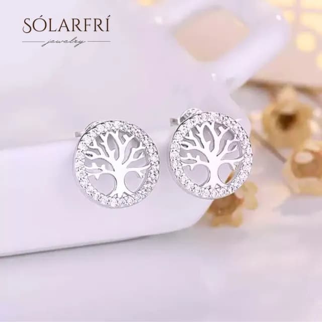 【SOLARFRi】銀針耳環｜閃耀輕奢小眾款親膚低敏 附品牌禮盒包裝(閨蜜情人女友母親老婆禮物)
