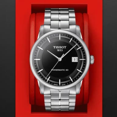 【TISSOT 天梭 官方授權】LUXURY 簡約時尚機械腕錶 畢業禮物 送禮 推薦(T0864071105100)