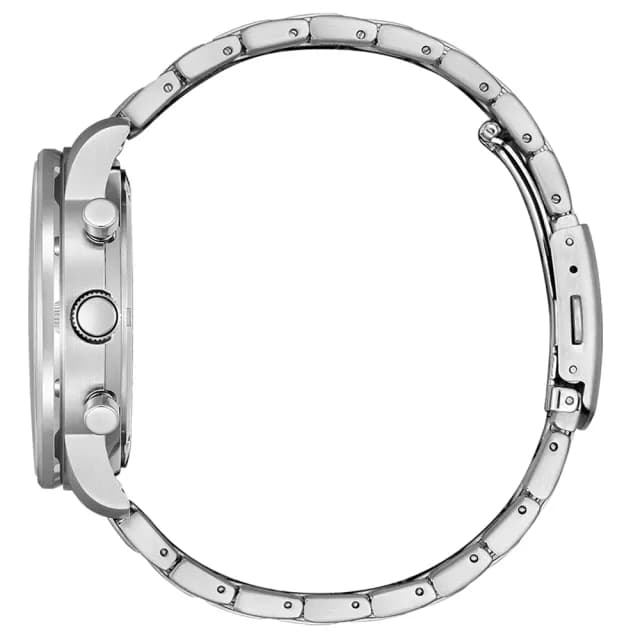【CITIZEN 星辰】Chronograph系列 光動能計時腕錶 禮物推薦(CA4500-91L)