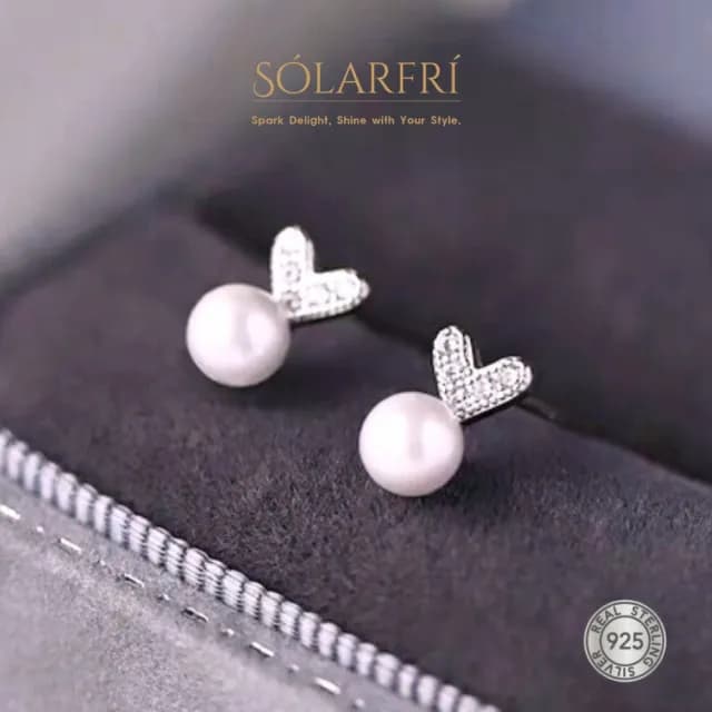 【SOLARFRi】銀針耳環｜閃耀輕奢小眾款親膚低敏 附品牌禮盒包裝(閨蜜情人女友母親老婆禮物)