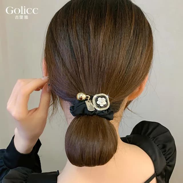 【Gulicc】法式 古典氣質 髮圈(雙11 聖誕節 生日 髮飾 頭飾 大腸圈 髮夾 禮物)