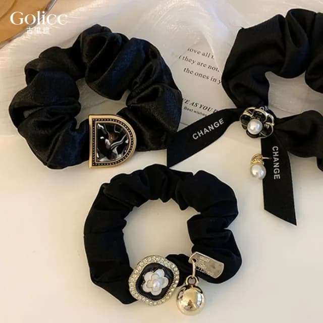 【Gulicc】法式 古典氣質 髮圈(雙11 聖誕節 生日 髮飾 頭飾 大腸圈 髮夾 禮物)
