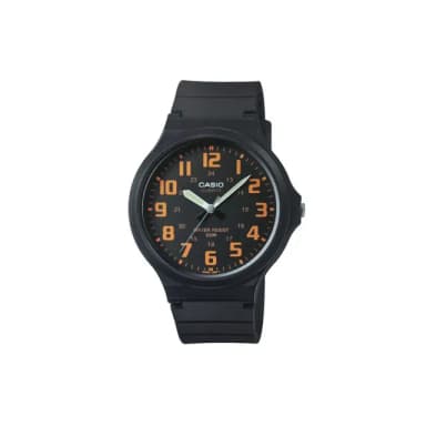 【CASIO 卡西歐】MW-240-4B 極簡色彩大錶面指針錶(學生考試必備 錶徑約4.36公分)