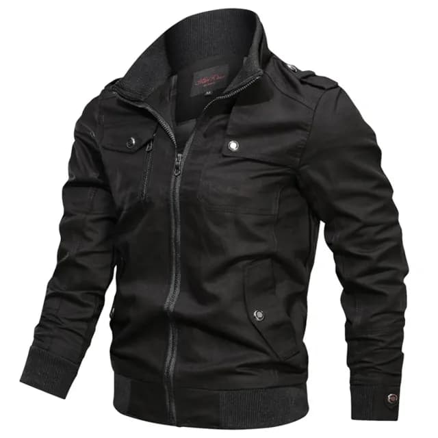 【巴黎精品】父親節禮物 軍裝外套復古工裝古著(純色機能工裝修身男夾克5色a1hg4)