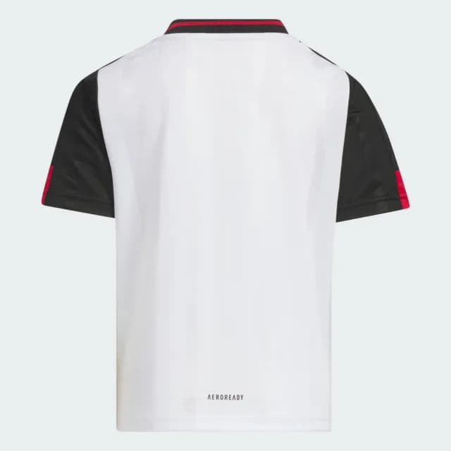 【adidas 愛迪達】TIRO 運動套裝 短袖/短褲 吸濕排汗 童裝 JN6504