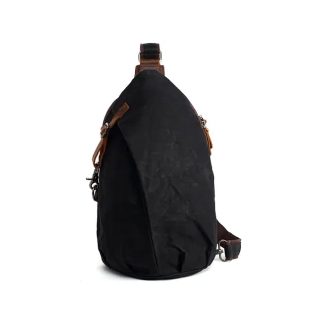 【巴黎精品】父親節禮物 胸包帆布側背包(歐美復古斜背防水男包包5色a1hf28)