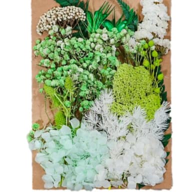 【A-ONE 匯旺】天然乾燥花 壓花 押花滿天星 不凋花 送禮花束 畢業花束 生日禮物居家擺設(C14)