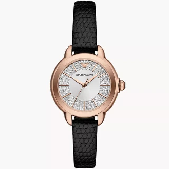 【EMPORIO ARMANI】亞曼尼 晶鑽女錶-32mm 禮物 送禮 推薦(AR11631)