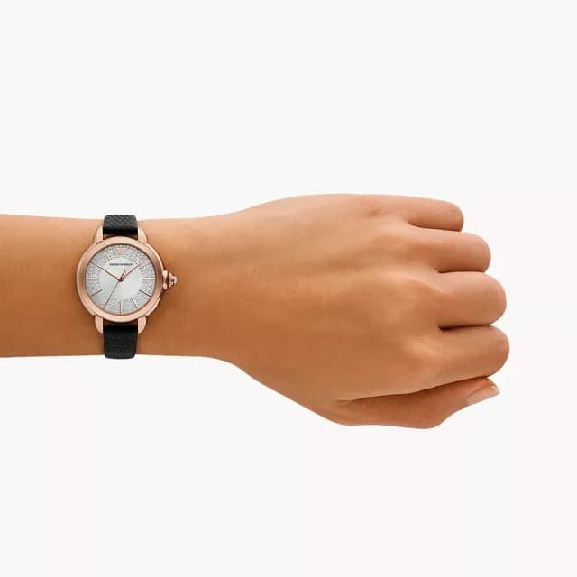 【EMPORIO ARMANI】亞曼尼 晶鑽女錶-32mm 禮物 送禮 推薦(AR11631)