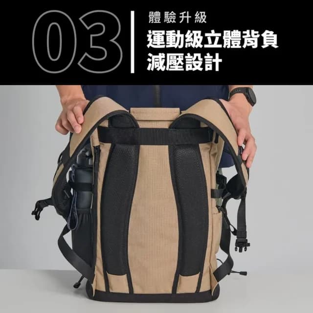 【運動筆記 BIJI】情人節禮物 第三代運動裝備包(軍綠色/沙棕色)