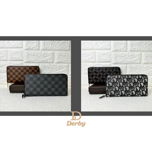 【Derby】雙11 拉鍊長夾、多格層皮夾、拉鍊錢包 60017