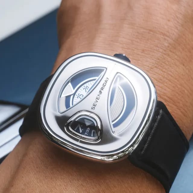 【SEVENFRIDAY】ME系列流線型機械錶-44.5x44mm 送禮 禮物 推薦(ME1/01)