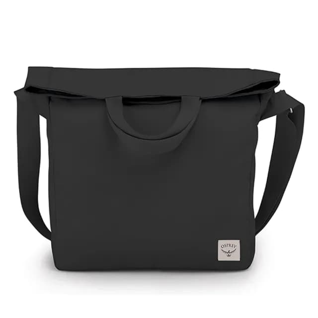【Osprey】情人節禮物 Arcane Crossbody 12 斜挎包 復古黑(斜背包 托特包 捲蓋包 單肩包 隨旅行包)