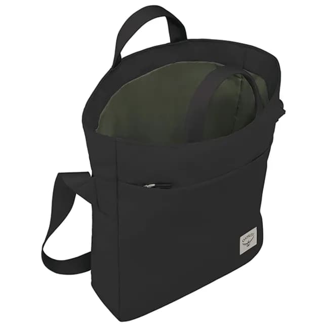 【Osprey】情人節禮物 Arcane Crossbody 12 斜挎包 復古黑(斜背包 托特包 捲蓋包 單肩包 隨旅行包)