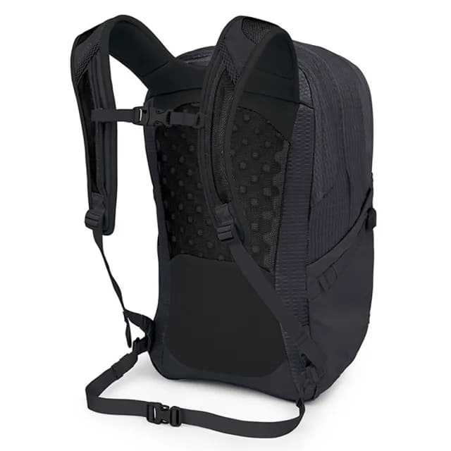 【Osprey】父親節禮物 Comet 30 多功能休閒後背包 30L 黑色(商務通勤背包 電腦背包 筆電背包)