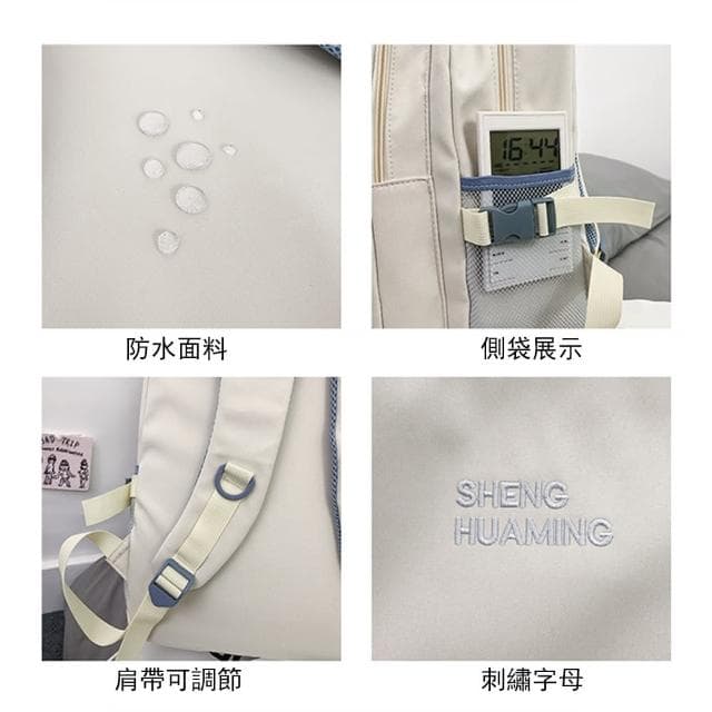 【Janyo】母親節禮物 時尚大容量減負雙肩包 國中學生書包 簡約休閒後背包 交換禮物(旅行背包/電腦)