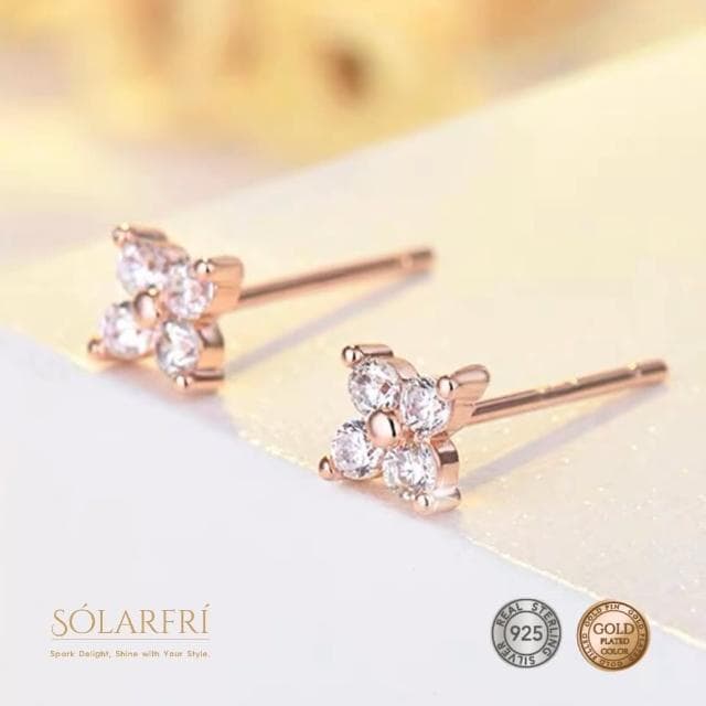 【SOLARFRi】銀針耳環｜優選親膚材質配戴舒適 附品牌禮盒包裝(閨蜜情人女友母親老婆禮物)