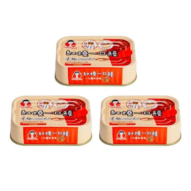 【東和食品】紅燒一口鰻-一口系列100g*3罐(好媽媽的味道/送禮推薦)