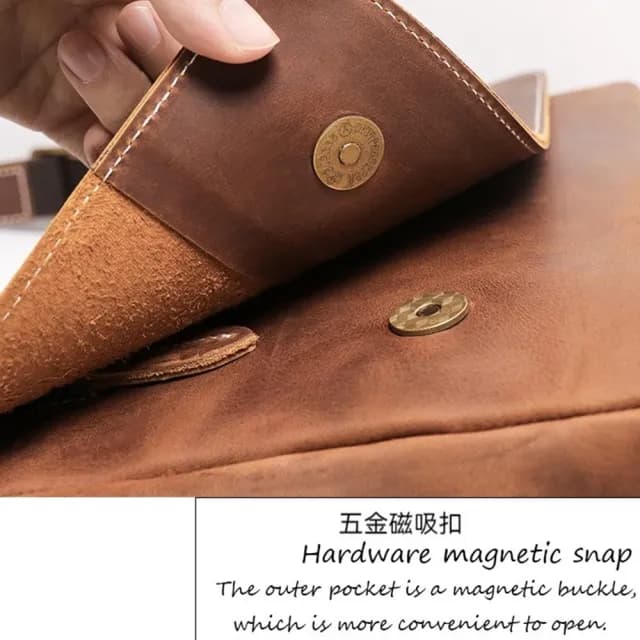 【MoonDy】父親節禮物 復古郵差包 咖啡色包包 男生包包 牛皮郵差包 真皮包包 書包 牛皮側背包 紳士包 出差