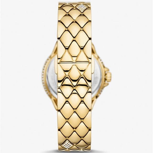 【Michael Kors】MK女錶 香檳金 晶鑽 女錶推薦 33mm 520送禮 禮物(MK4801)