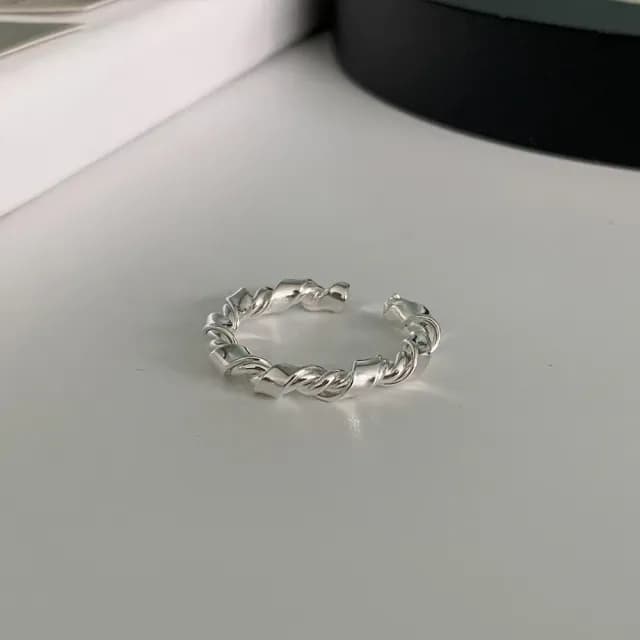 【KT DADA】雙11 925純銀戒指 k金戒指 戒指女ins 可調節戒指 個性戒指 戒指女生韓版 情人節禮物