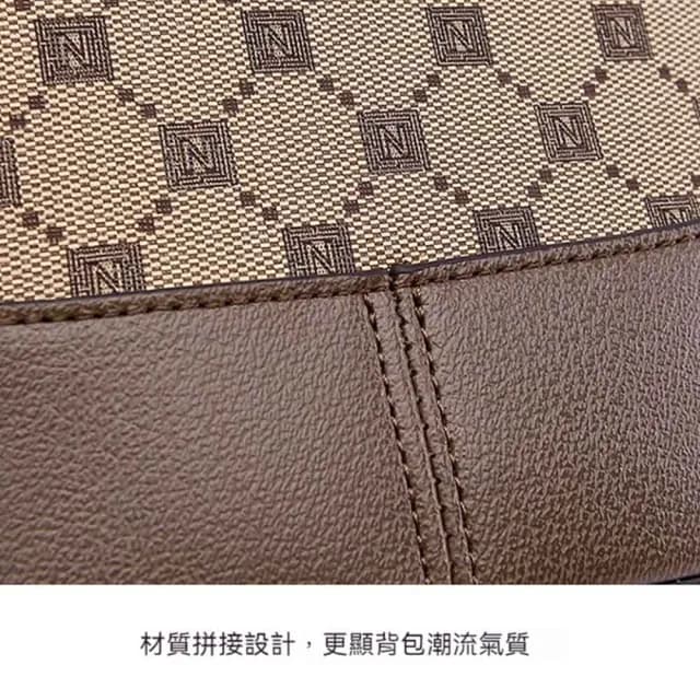【MoonDy】情人節禮物 水桶包 軟皮包包 防水包 耐刮包 實用包包 百搭包包 大容量斜背包 老花水桶包 女生斜