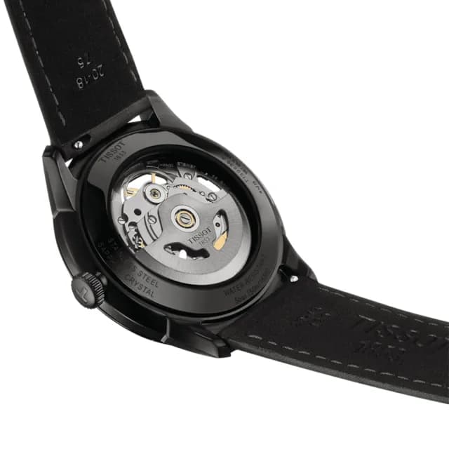 【TISSOT 天梭 官方授權】杜魯爾系列 80小時動力儲存雙鏤空機械錶-39mm 情人節 禮物(T1398363644100)