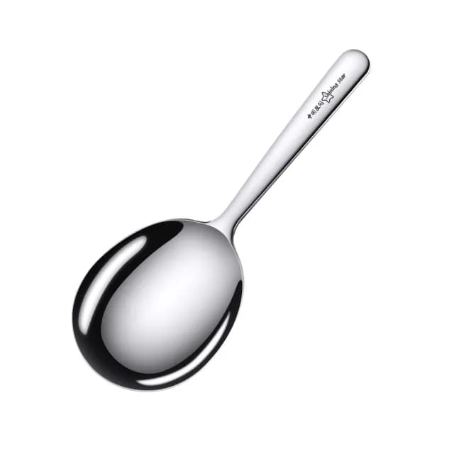 【PUSH!】餐具廚房用品 304不銹鋼湯匙 漏勺 分菜勺 分餐勺 公用勺 漏勺 飯店級餐具(湯匙漏勺 組合 E198)