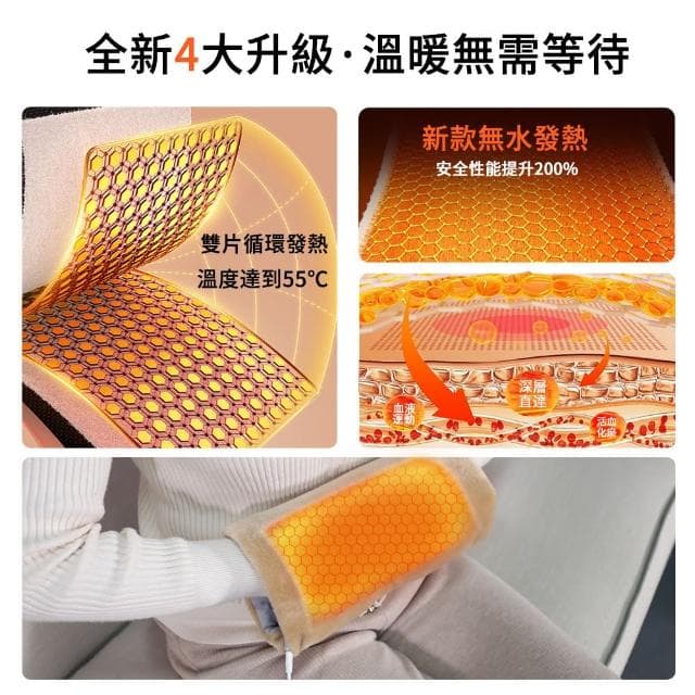 【MUAN】石墨烯暖手袋 多功能便攜暖手寶 電暖袋 熱敷暖肚子袋 暖暖包