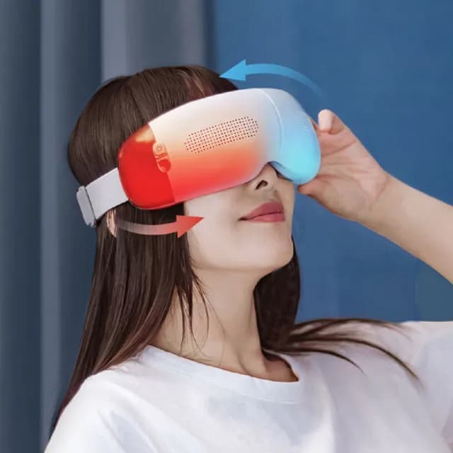 【3ZeBra 三隻斑馬】iCARE 冷熱敷眼部按摩器(按摩眼罩 冷熱敷眼罩 情人節禮物)