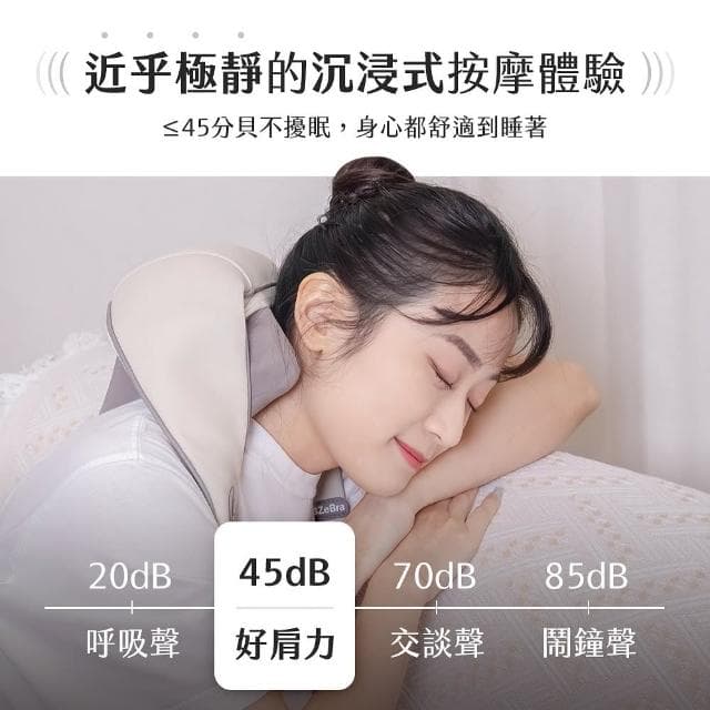 【3ZeBra 三隻斑馬】好肩力｜斜方肌肩頸按摩器(無線肩頸揉捏按摩器 母親節禮物)