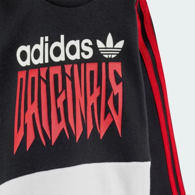 【adidas 愛迪達】運動套裝 長袖/短褲 嬰幼童裝 - Originals IZ4626